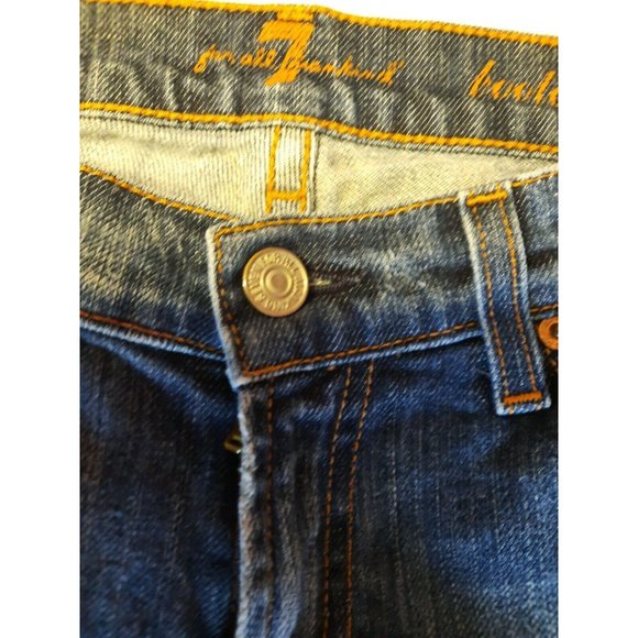 Jeans 7 For All Mankind Bootcut Denim  New York Size 29 Style U075080U - Picture 4 of 11